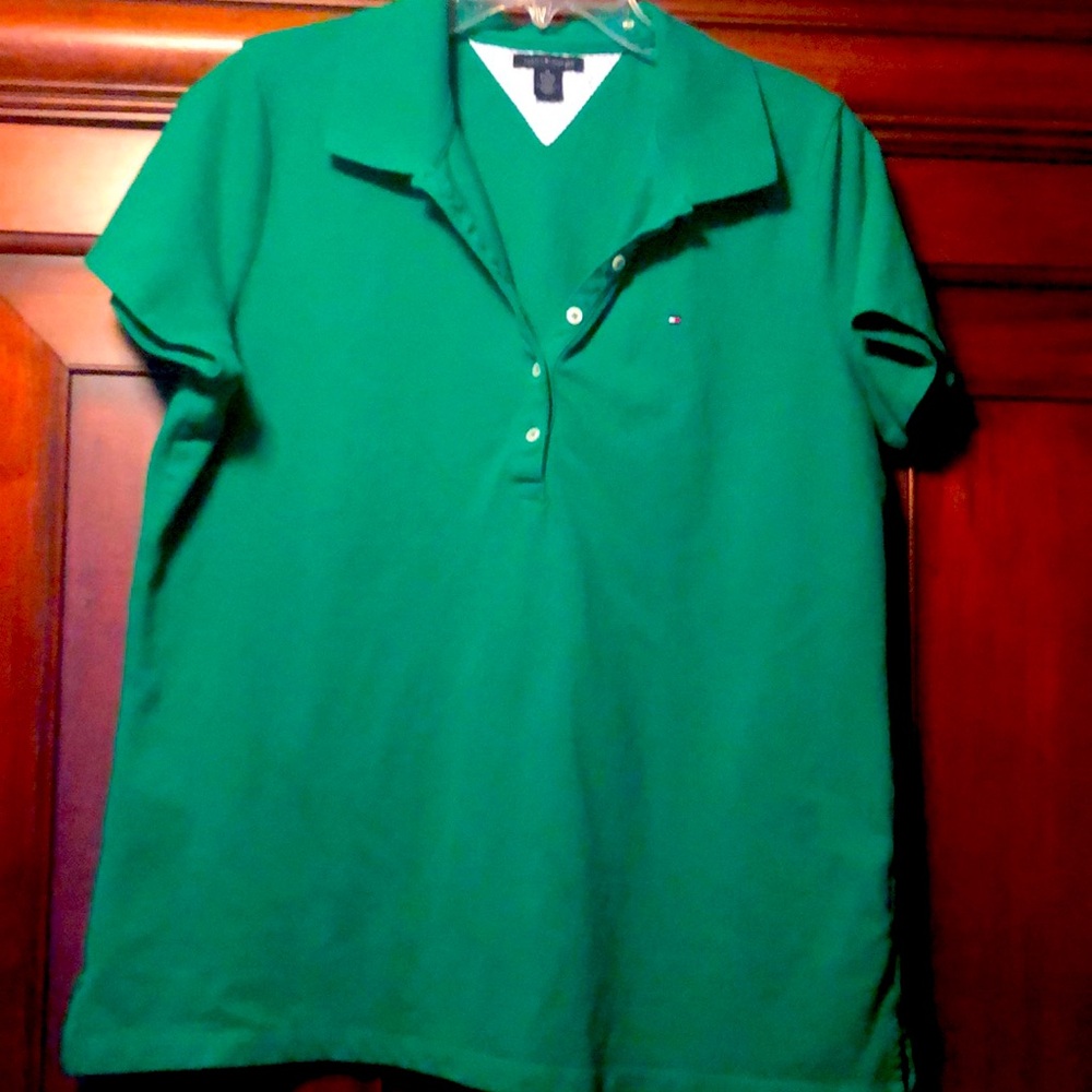 Tommy Hilfiger Green Polo Shirt size XL